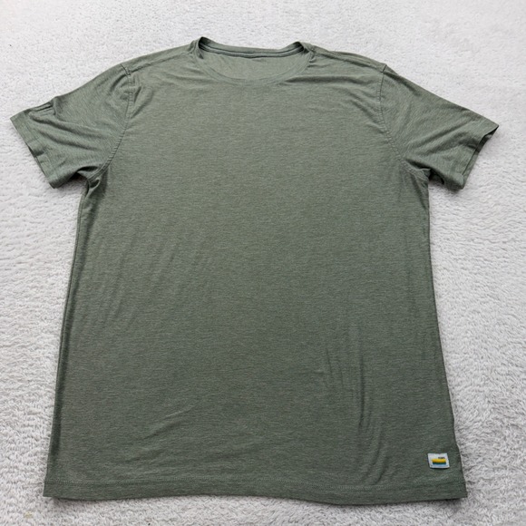 Vuori Other - Vuori Men's Green Heathered Crew Neck Short Sleeve T Shirt Size Medium